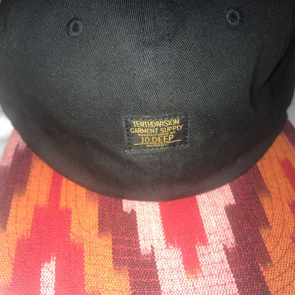 Black & Red/Orange/Brown, Snapback/Cap/Hat - Picture 3 of 5